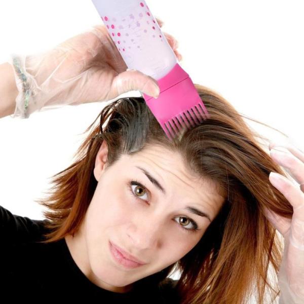 Empty Hair Dye Bottle - Reusable With Applicator Brush Bottles - 120ml