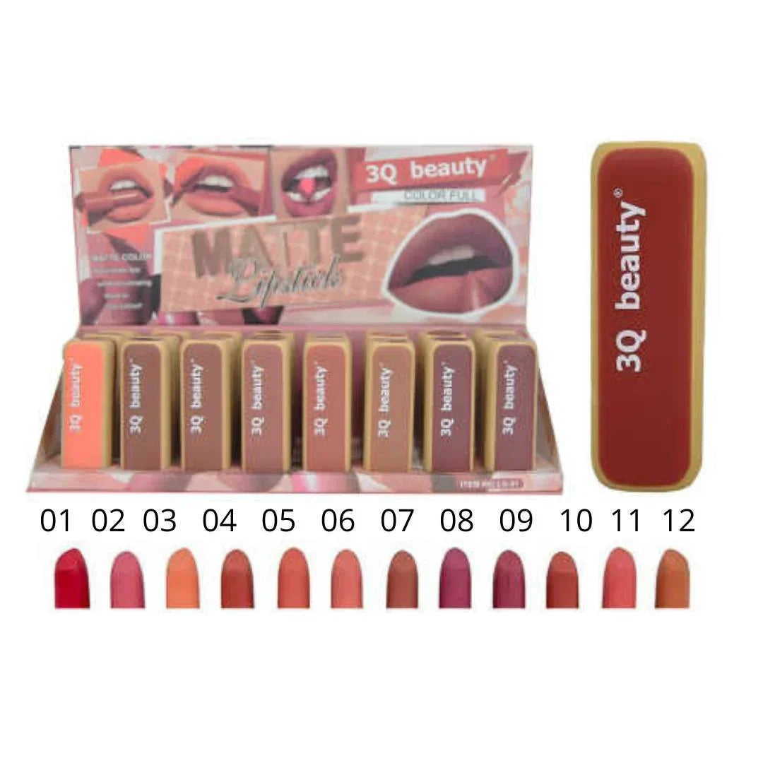 3Q Beauty Matte Colorful Lipstick
