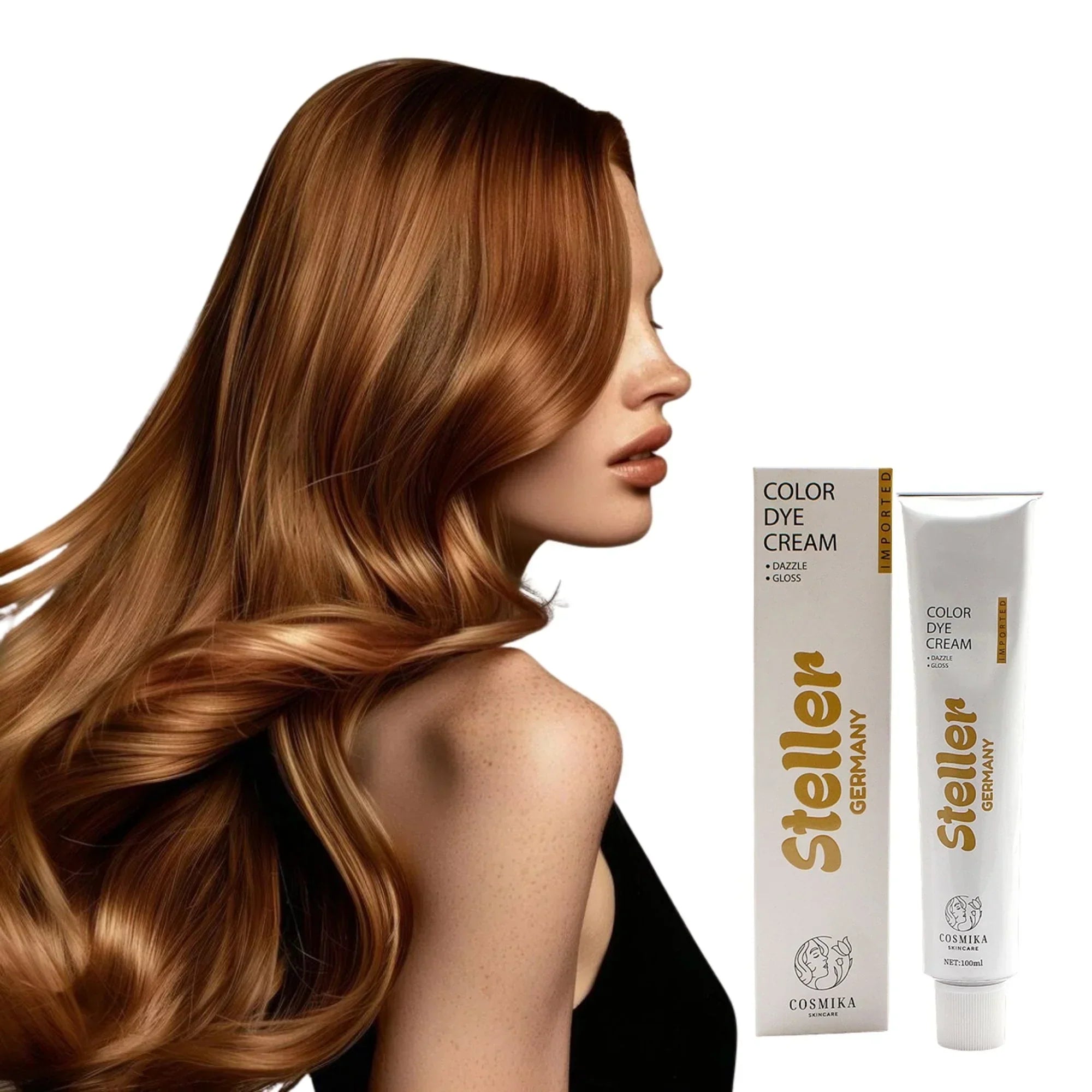 Steller Germany Color Dye Cream - 8-77 Brown Marron - 100ml