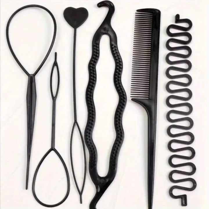 Hair Braiding Tools Set (Pack of 6)