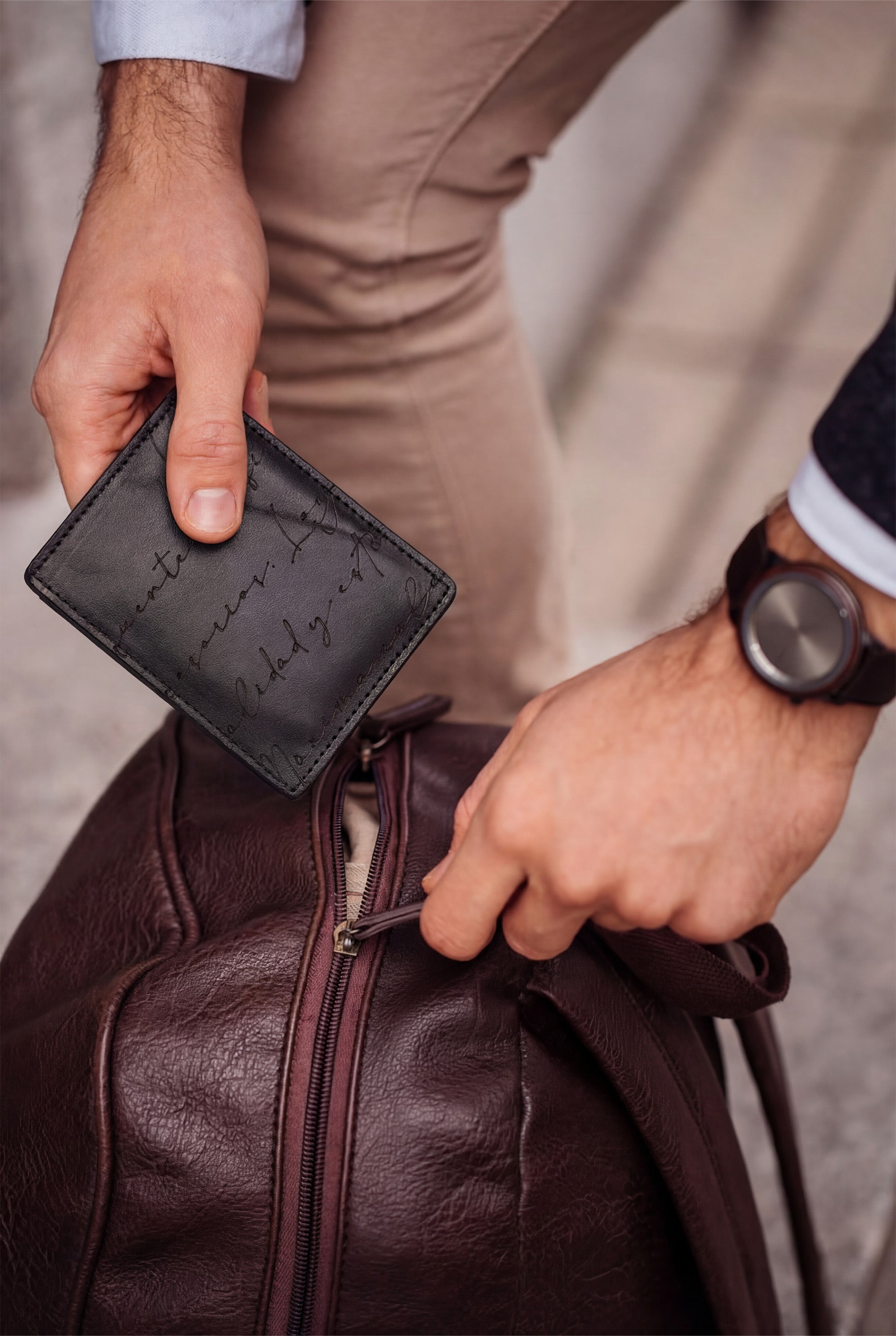 CARD WALLET CH608 BKA "RFID PROTECTION"