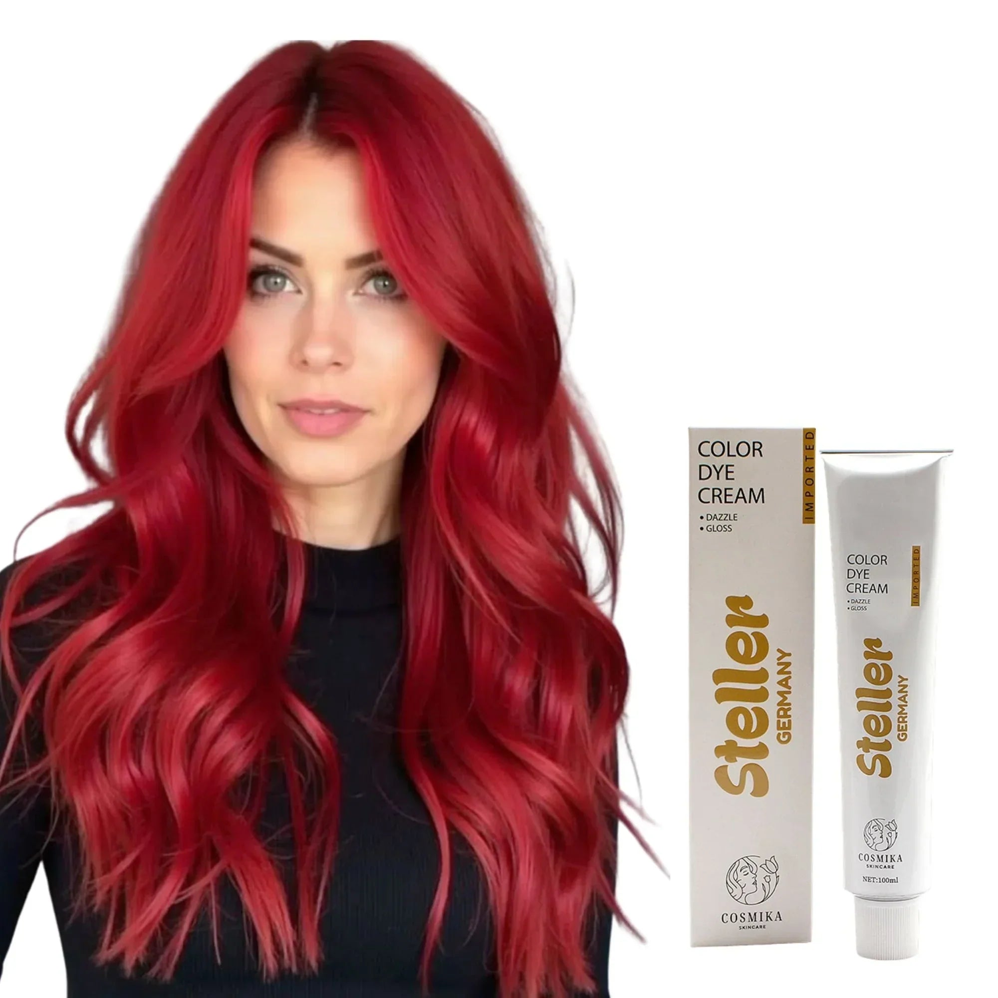 Steller Germany Color Dye Cream - Red Corrector Corrctores - 100ml