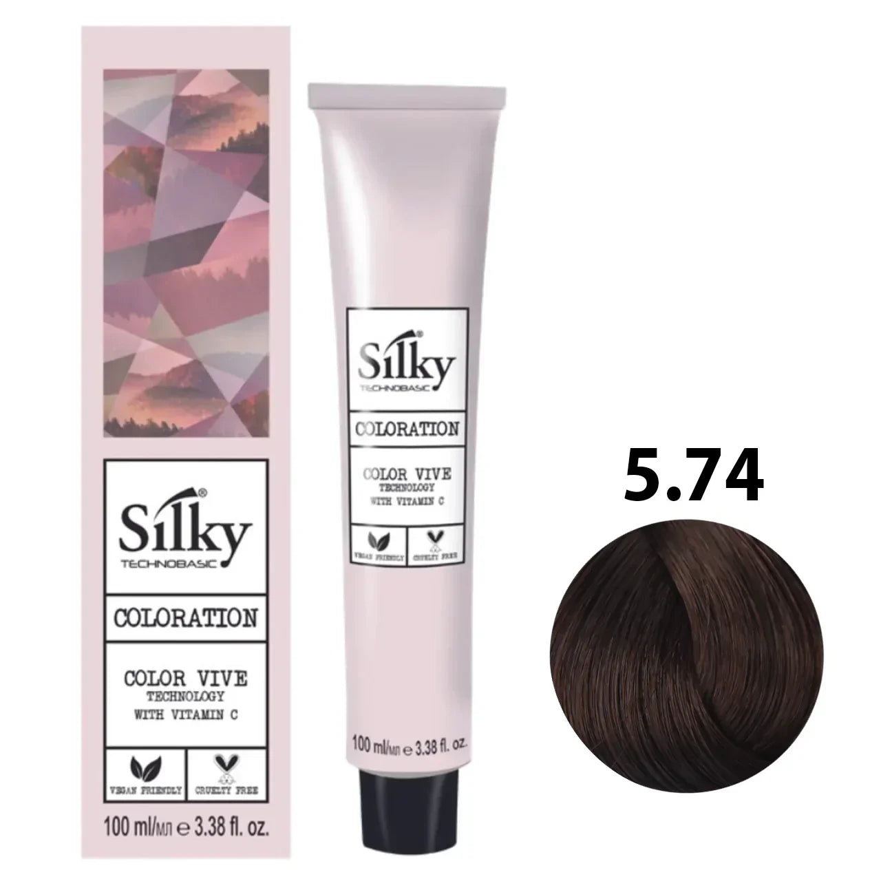 Silky 5.74 Hair Color – 100ml