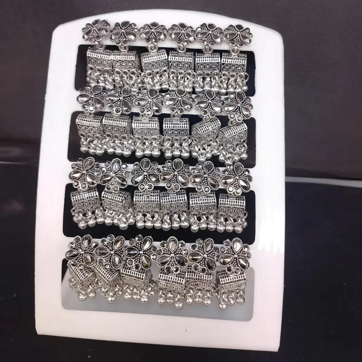 Traditional Jhumka Earrings Stand