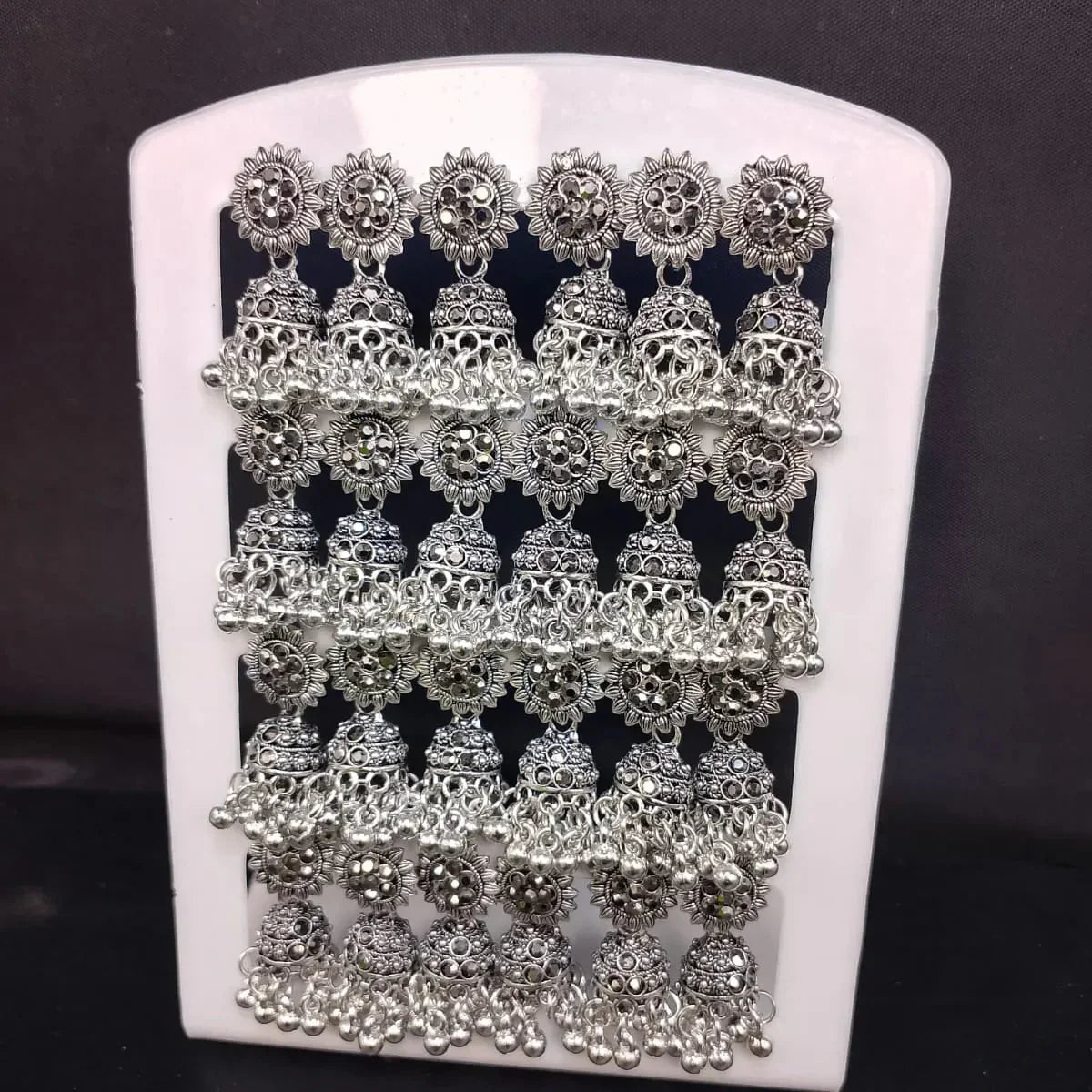 Traditional Jhumka Earrings Stand
