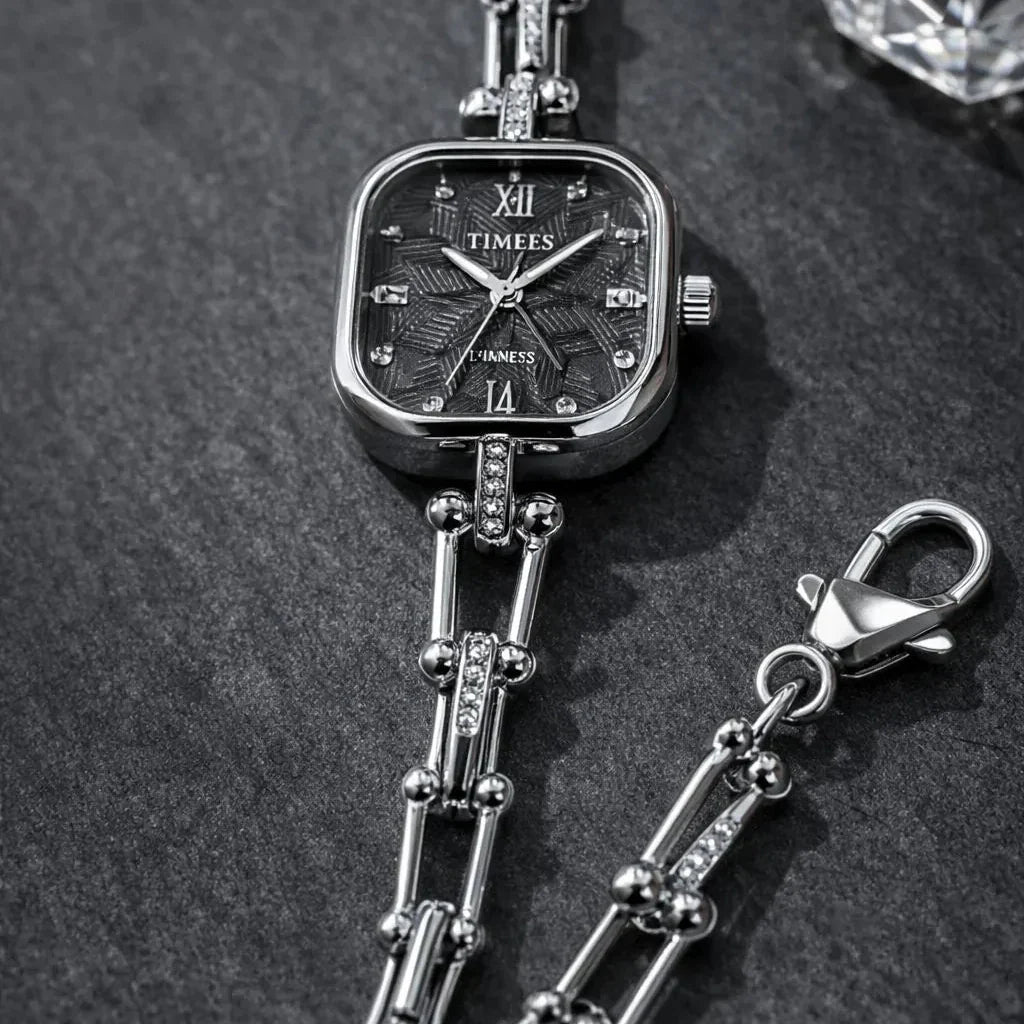 TIMEES Ladies Stainless Steel Watch