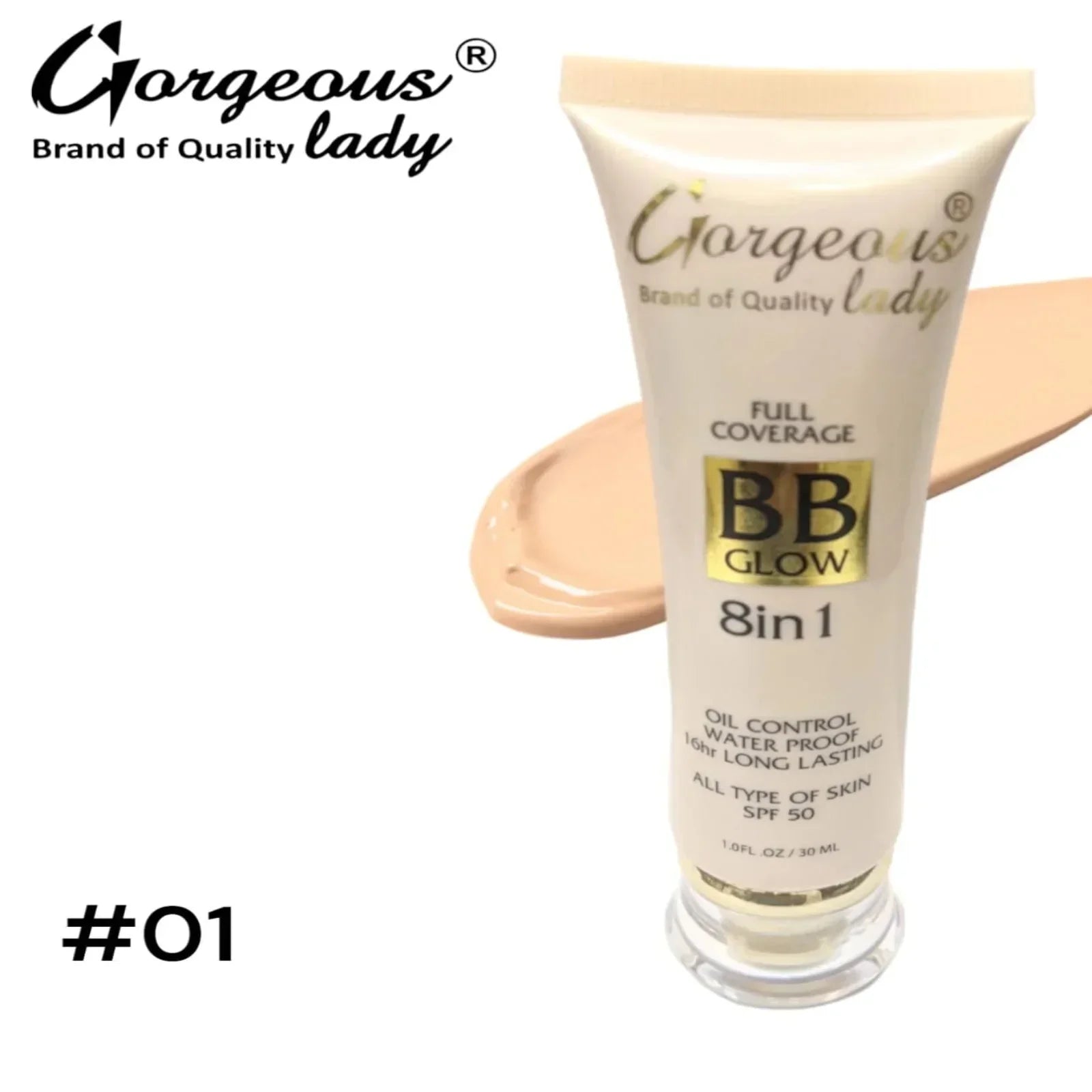 Gorgeous Lady 8 in 1 BB Glow Cream - 30ml