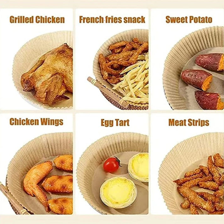 Air Fryer Baking Paper - 50Pcs