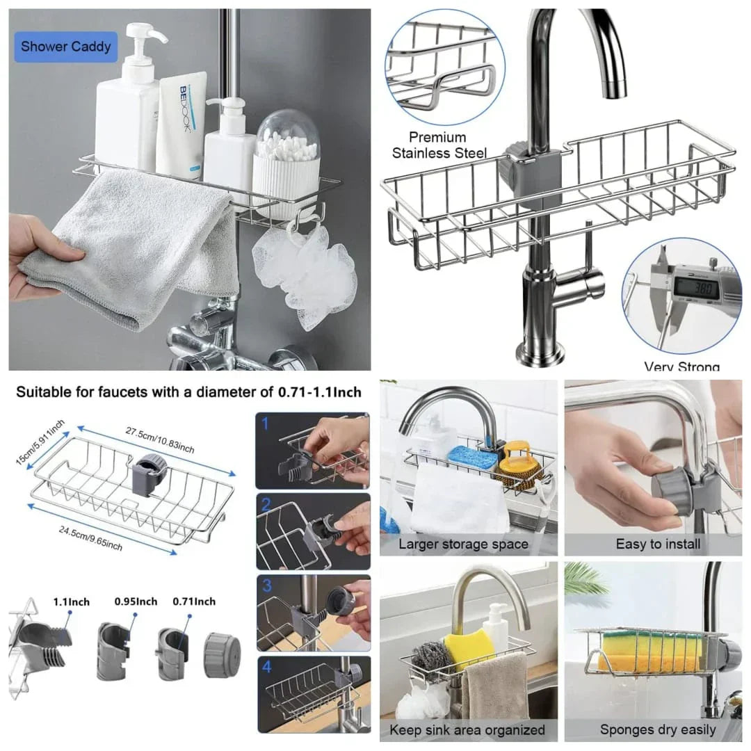 Steel Faucet Rack