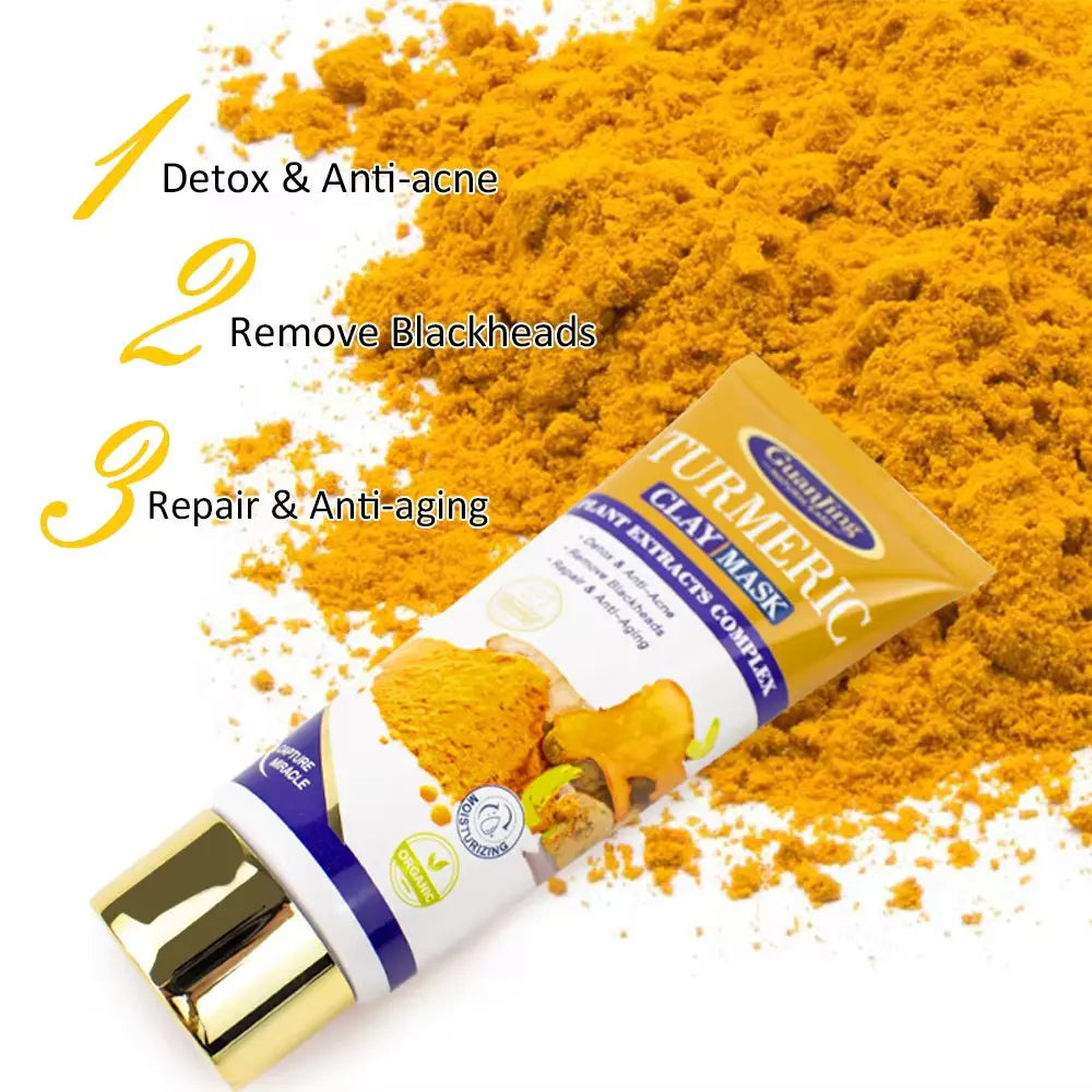 Guanjing Turmeric Brightening Clay Mask – Clear & Radiant