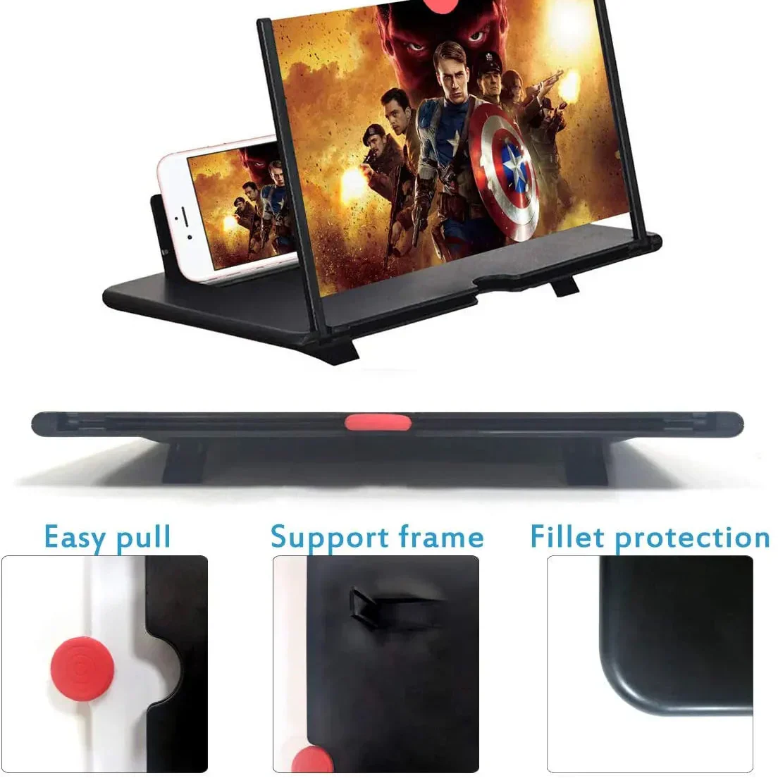 HD Mobile Phone Magnifier Projector Screen