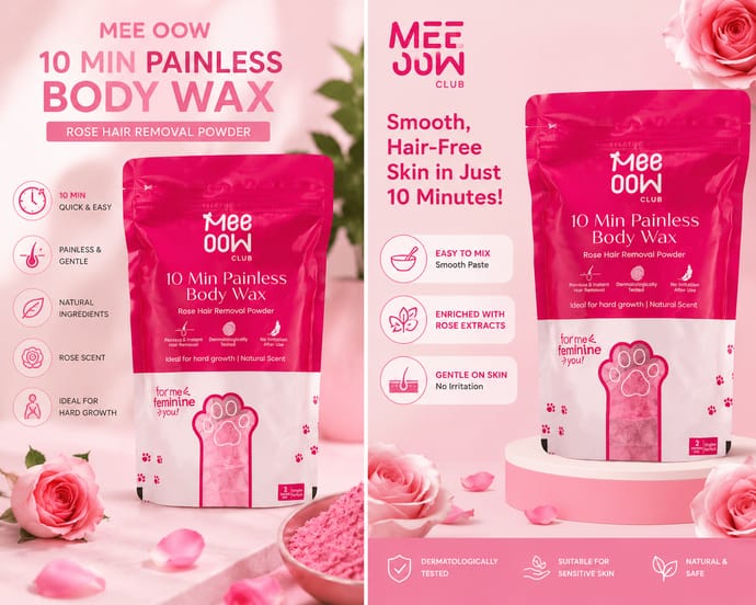 Meeow Hair Removal Body wax