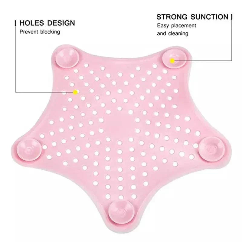 Silicon Drain Stopper, Strainer, Filter for Bathroom & Kitchen