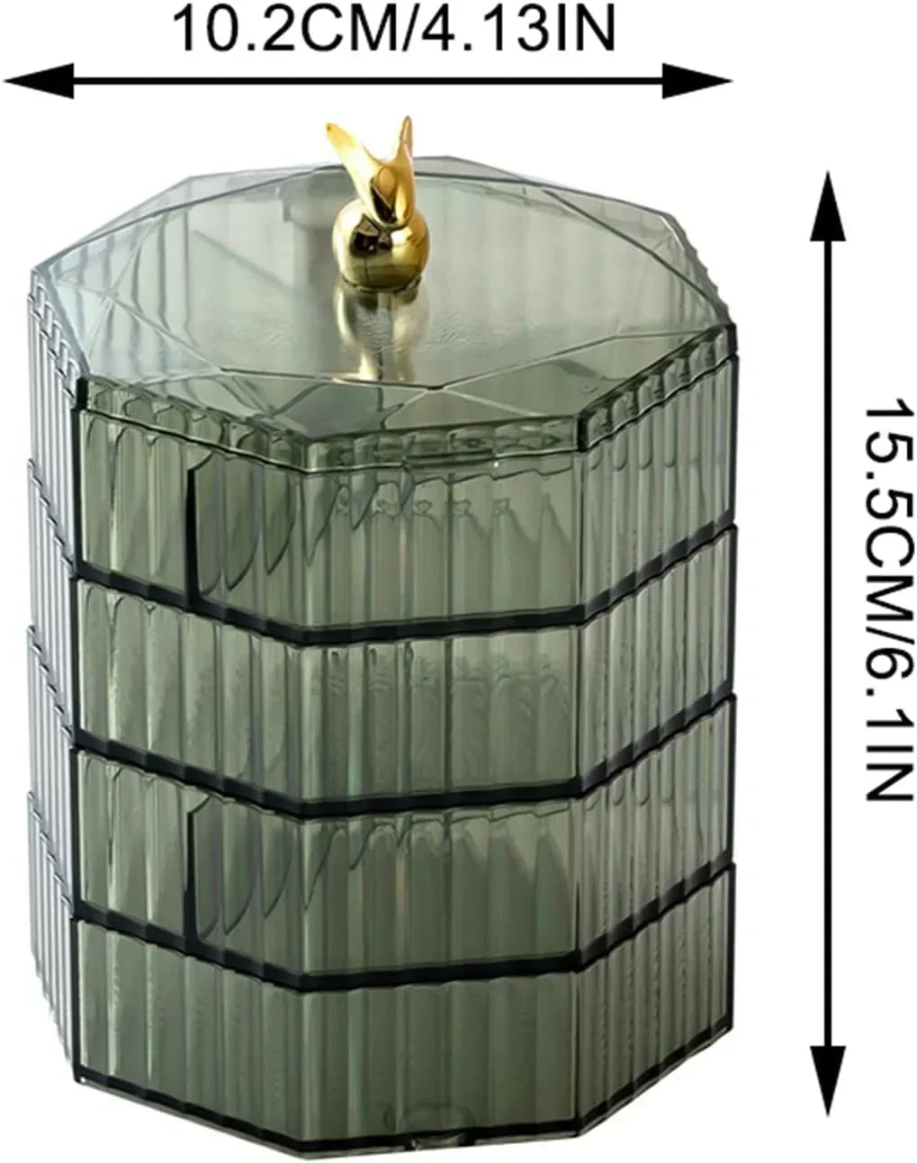 4-Layer Acrylic Jewelry Box