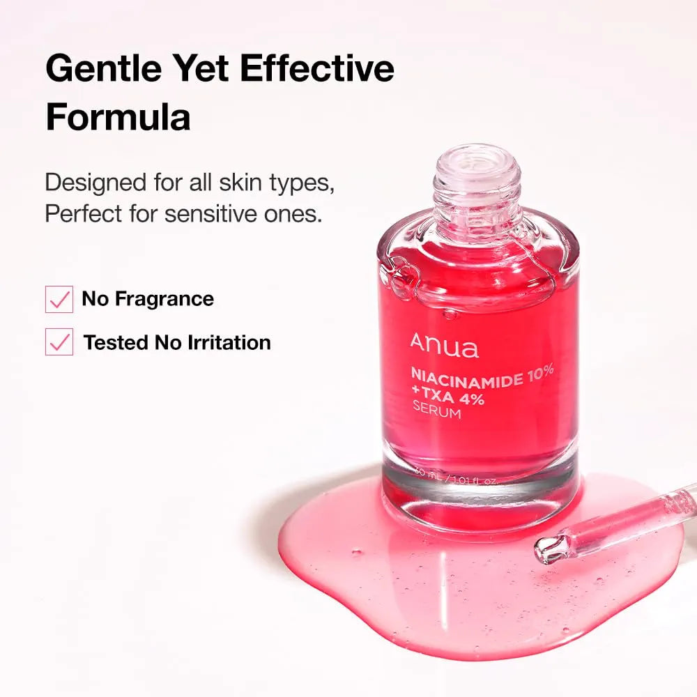 Anua 10% Niacinamide+ 4% Tranexamic Acid Serum Korean Skin Care - 30ml Made in Korea