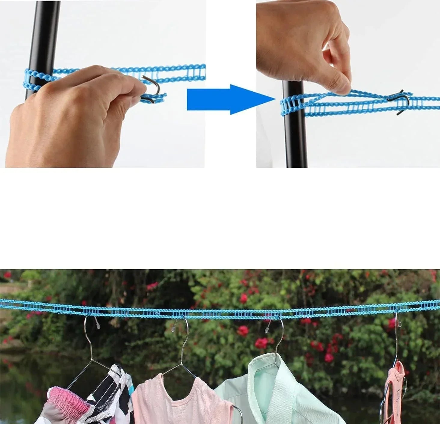 5 Meter Windproof Non Slip Clothesline Rope