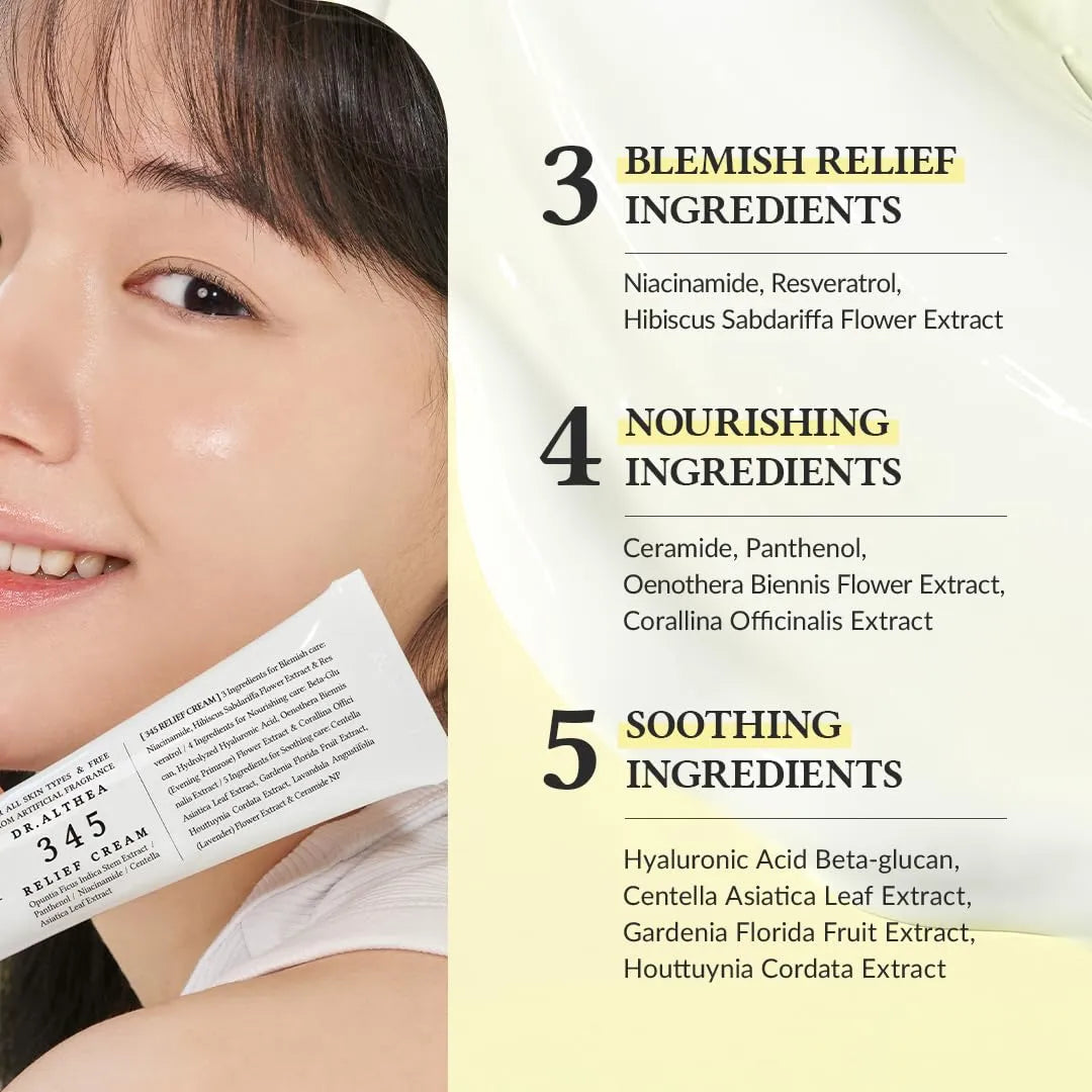 Original Dr Althea 345 Cream relief Cream For All Skin Type - 50ml