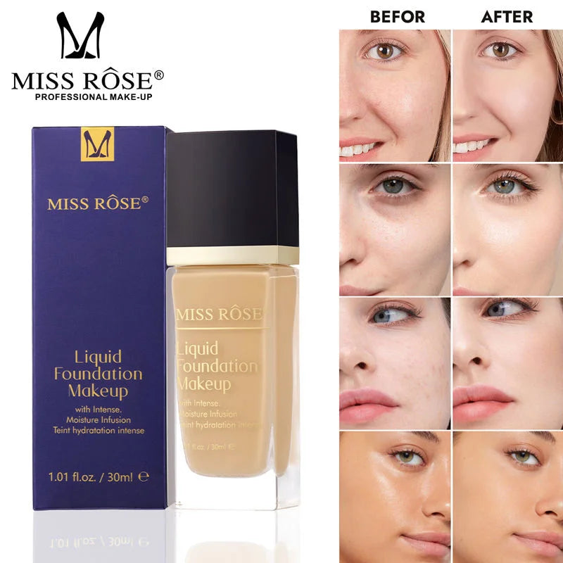 Miss Rose Liquid Makeup Foundation - 30ml