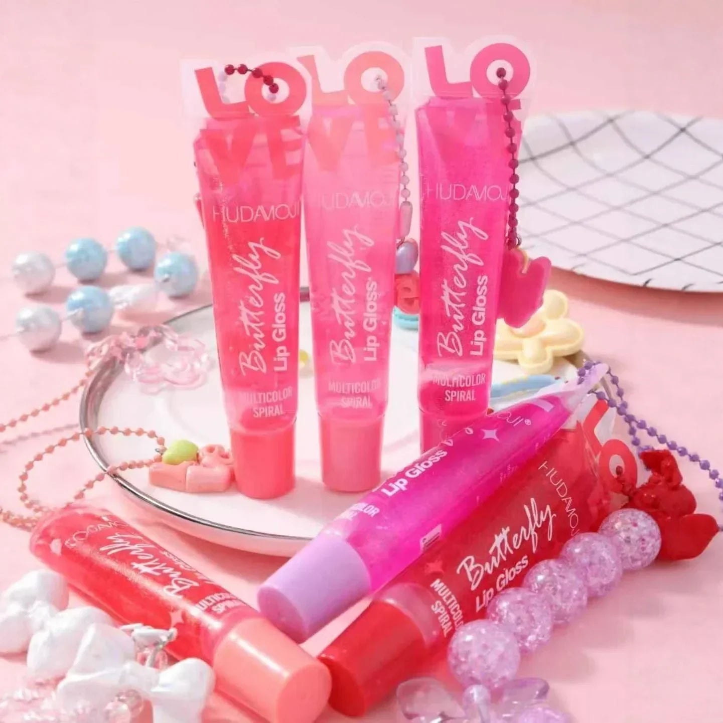 HUDAMOJI Pearlescent "Butterfly" Lip Gloss