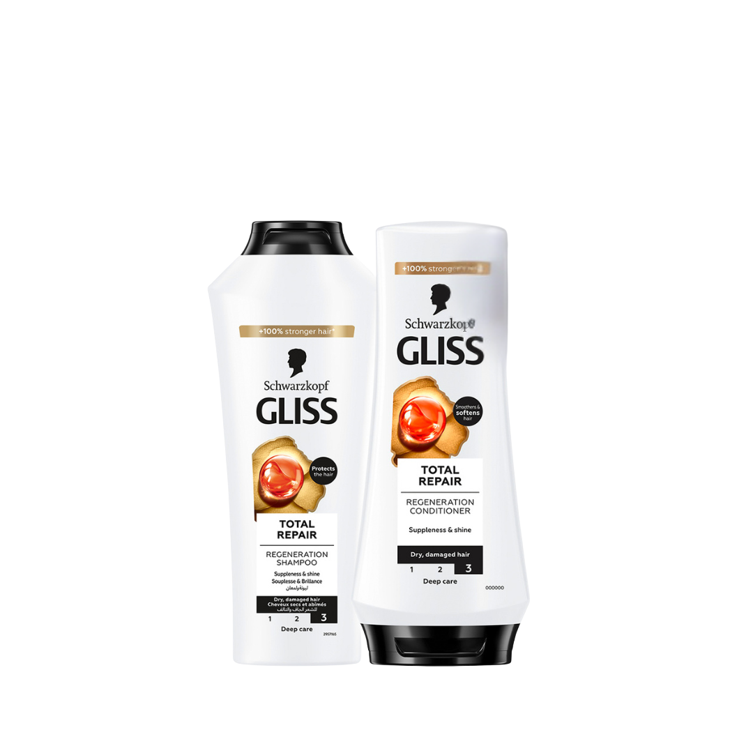 Schwarzkopf Gliss Total Repair Shampoo & Conditioner At 20% Off