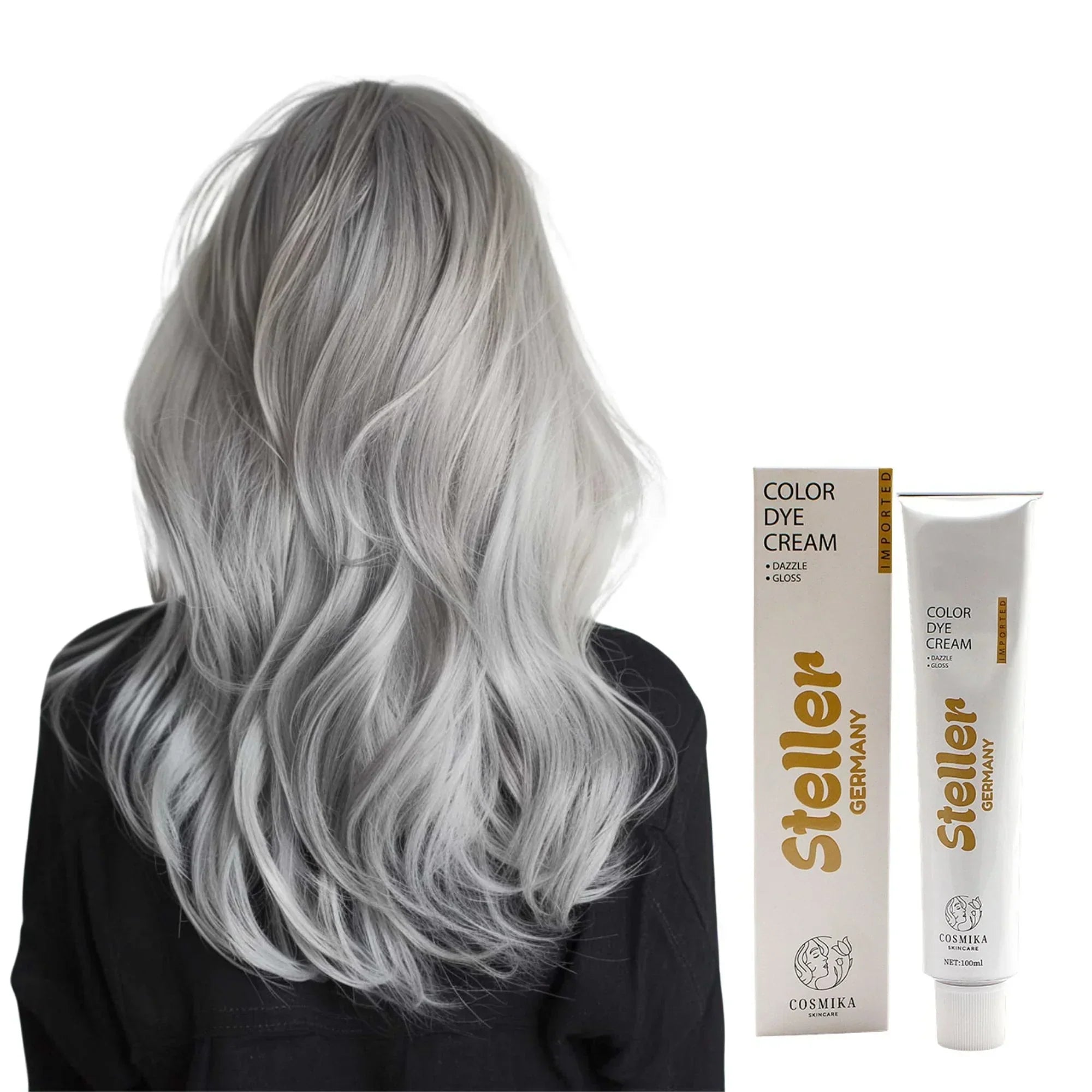 Steller Germany Color Dye Cream - Silver Corrector  - 100ml