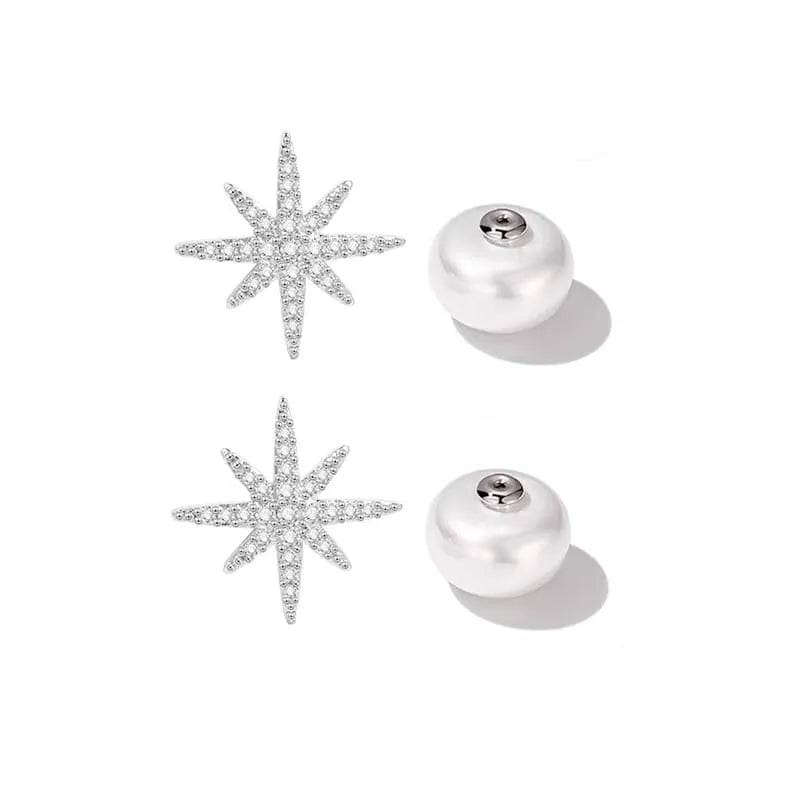 Korean Style Front & Back Earrings
