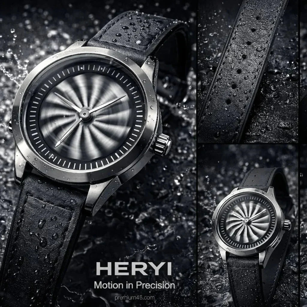 HERYI Spinner Model Watch with Date – Waterproof Masterlock