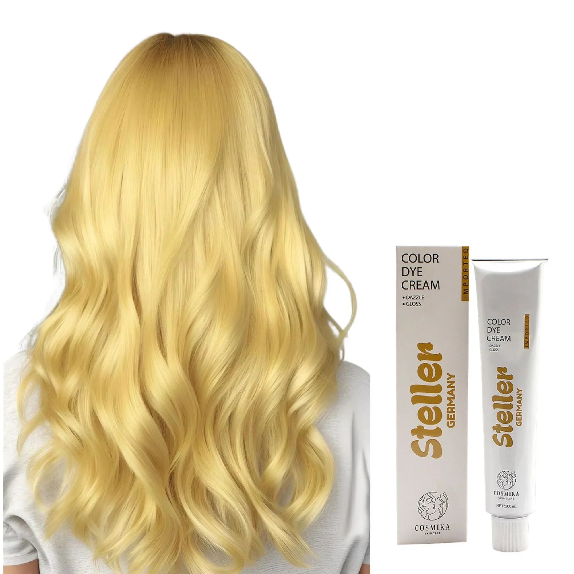 Steller Germany Color Dye Cream - Yellow Corrector - 100ml