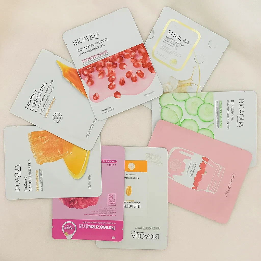 Moisturizing Face Sheet Masks - 10pcs