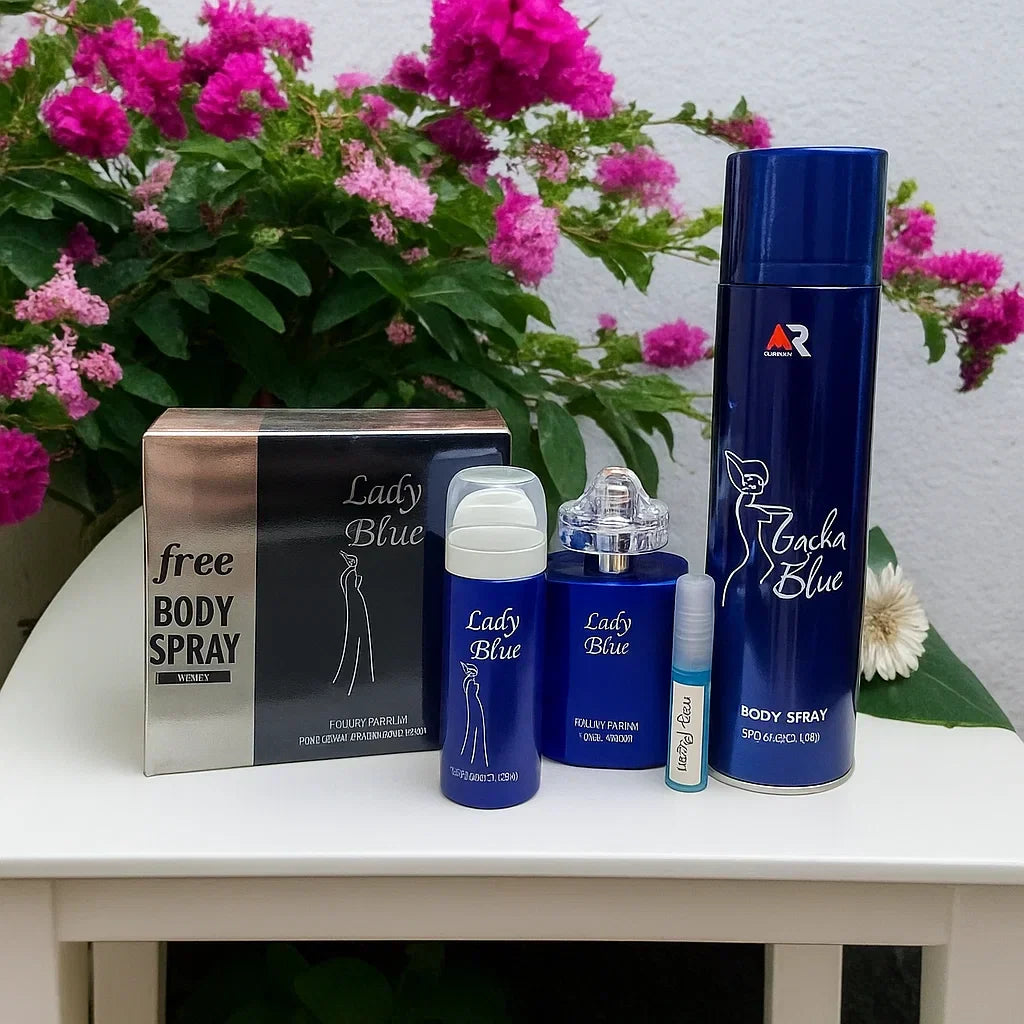 Lady Blue 4Pcs Perfume Deal