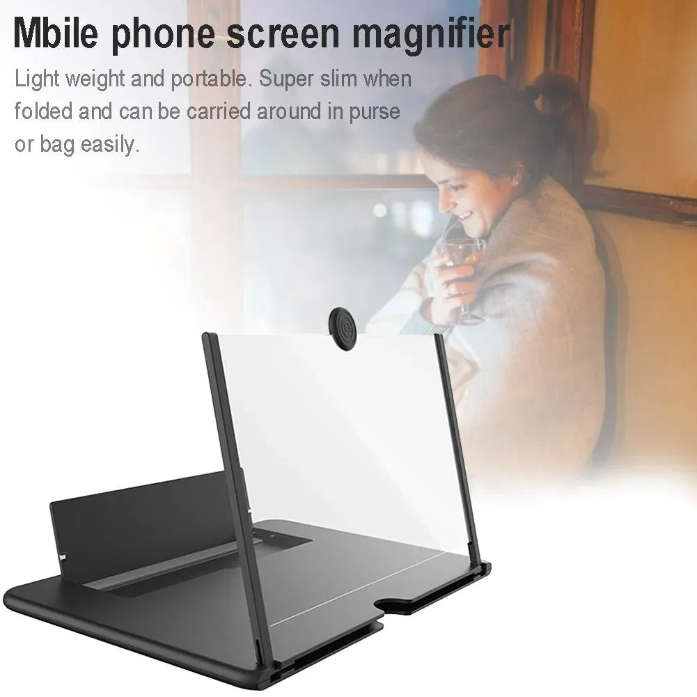 HD Mobile Phone Magnifier Projector Screen