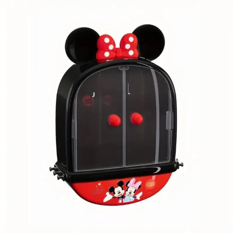 Mickey & Minnie Mouse No-Drill Wall-Mounted Cosmetic Organizer
