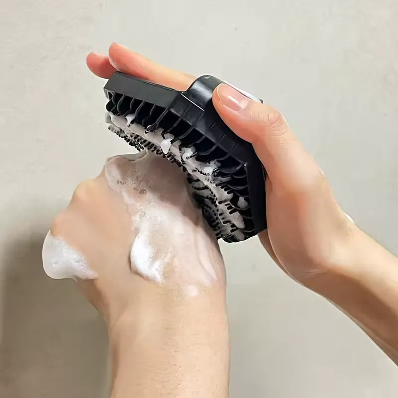 Round Silicone Body Scrubber – Soft Exfoliating Bath & Shower Scrub Brush