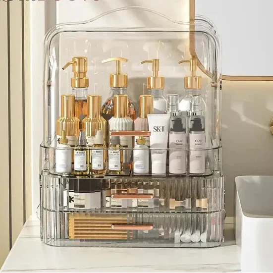 Transparent Dustproof Makeup Organizer
